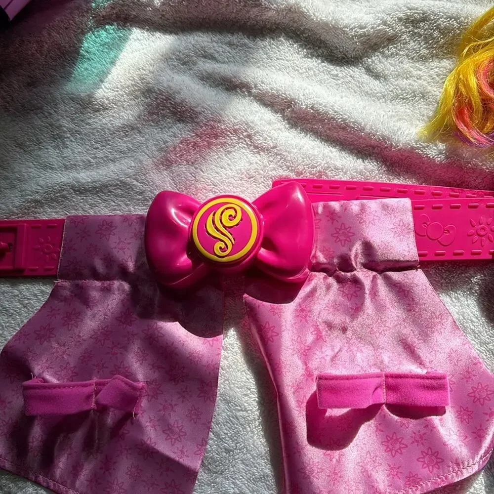 Sunny Day bundle of doll styling van stylist belt curling iron flat iron euc